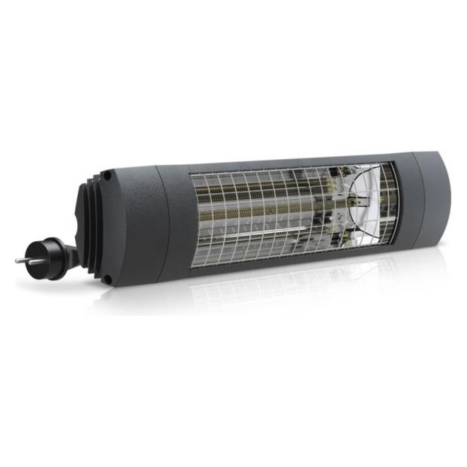 Etherma Decken/Wandstrahler IP65 1400W sw 1stuf 45053 (1400 W) (45053)