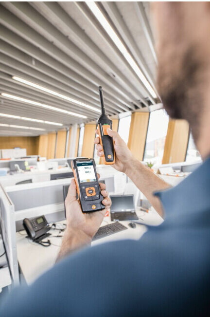 TESTO Ensemble appareil de mesure climatiques humidité / température, type : FT (0563 4404)