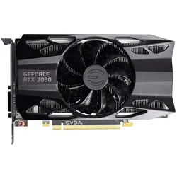 EVGA GeForce RTX 2060 SC (6 GB, GDDR6), Grafikkarte, Weiss, Grau, Silber