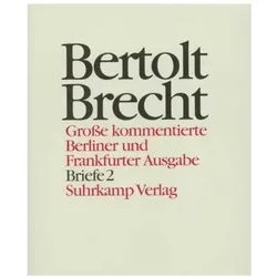 Briefe. Tl.2, Belletristik von Bertolt Brecht