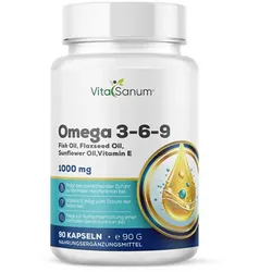 VitaSanum® – Omega 3-6-9 – 1000 mg – 1 Softgelkapsel Tagesportion