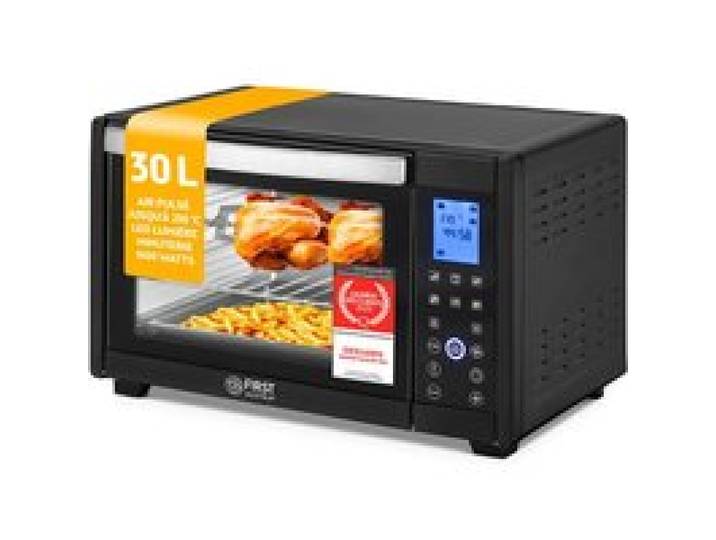 Mini Four électrique 30L Four à convection 1600W affichage Digital Four électrique compact Grille et Plaque de Four