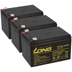 Kung Long WP14-12SE Akku-Satz 36V 14Ah für eFlux Vision – 3x 12V AGM
