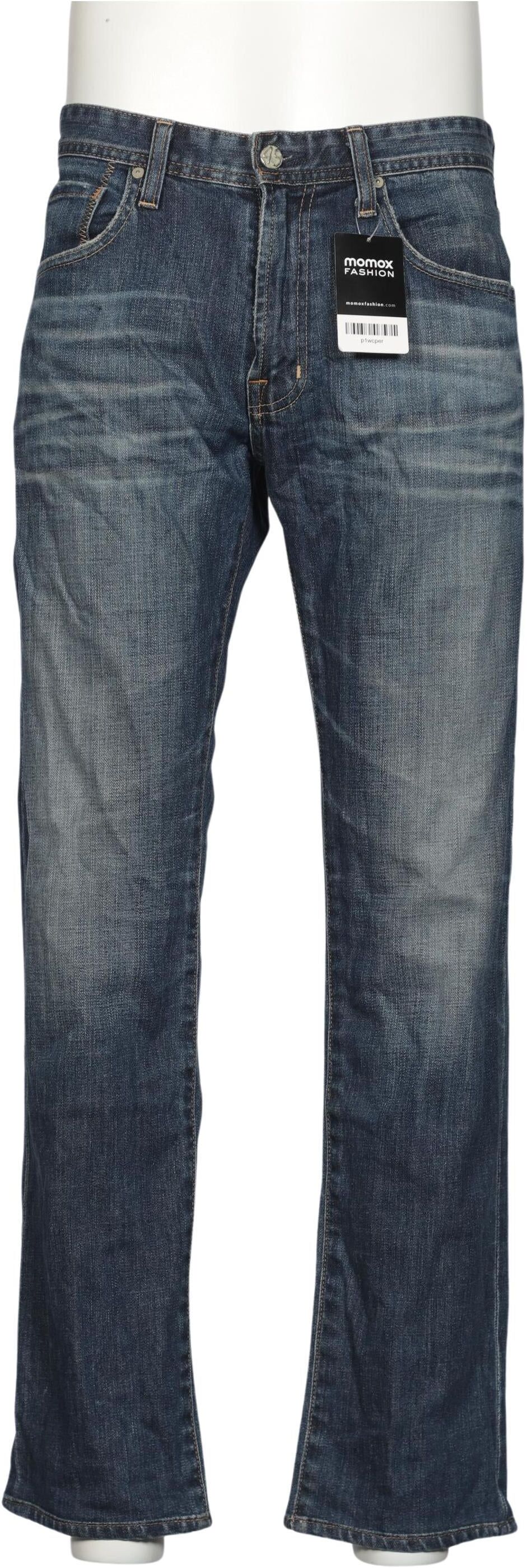 AG Adriano Goldschmied Herren Jeans, Blau, Gr. W34, Baumwolle / Synthetik - Second Hand