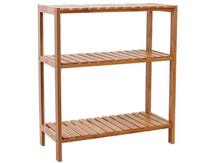 Wandregal VASAGLE Braun Bambus B 60 H 66 cm - Wandregal