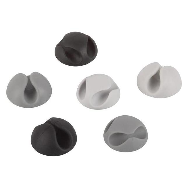 Default Kabelholder selvklaebende 19 mm 6 stk (4007219337046)