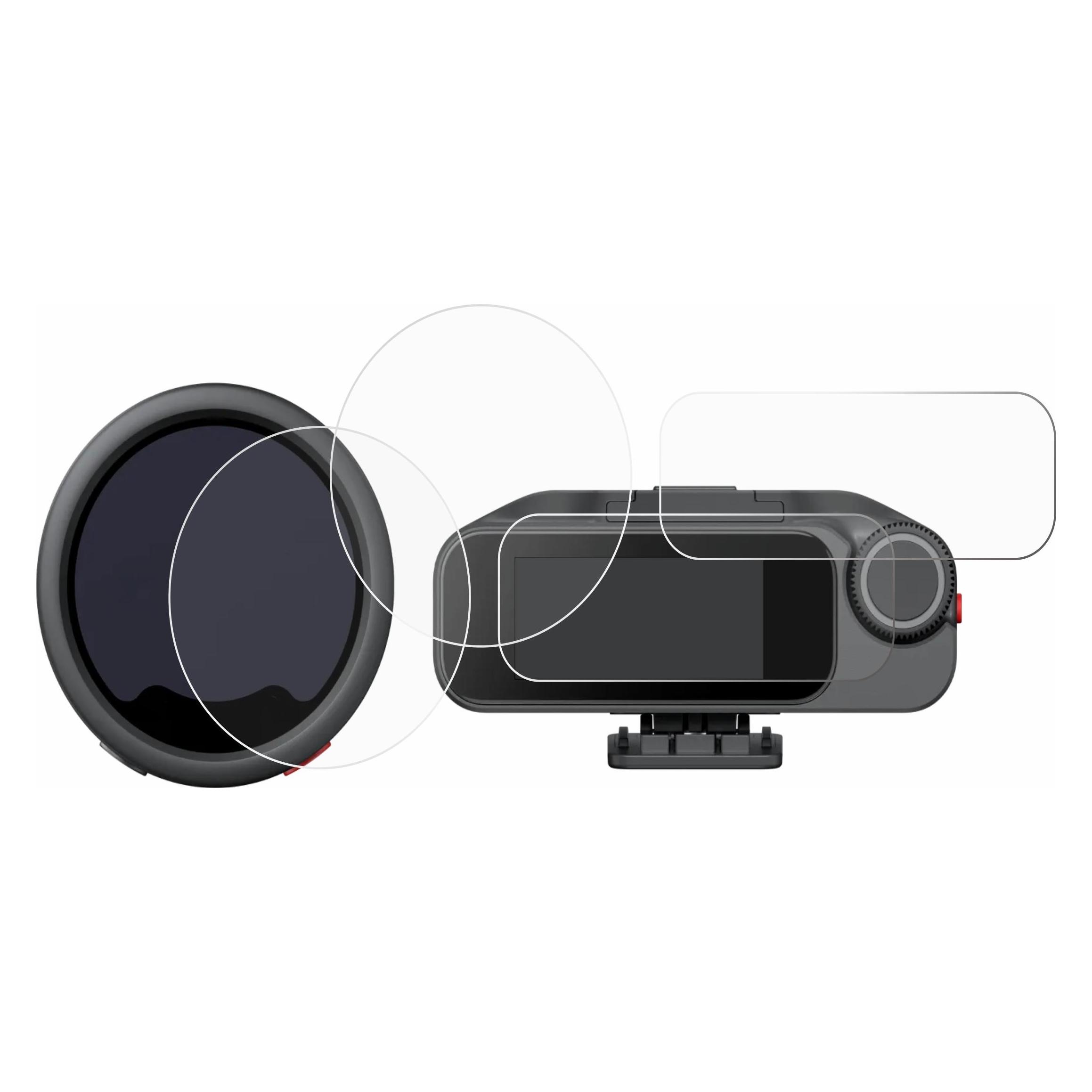 ScreenLeaf Schutzfolie für Insta360 Mic Pro TX + RX Displayschutz Display Schutz Folie Klar Transparent (6163424)
