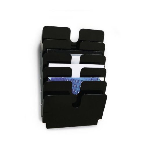 DURABLE Wand-Prospekthalter-Set "FLEXIPLUS 6", A4, 6 Fächer (1700014061)