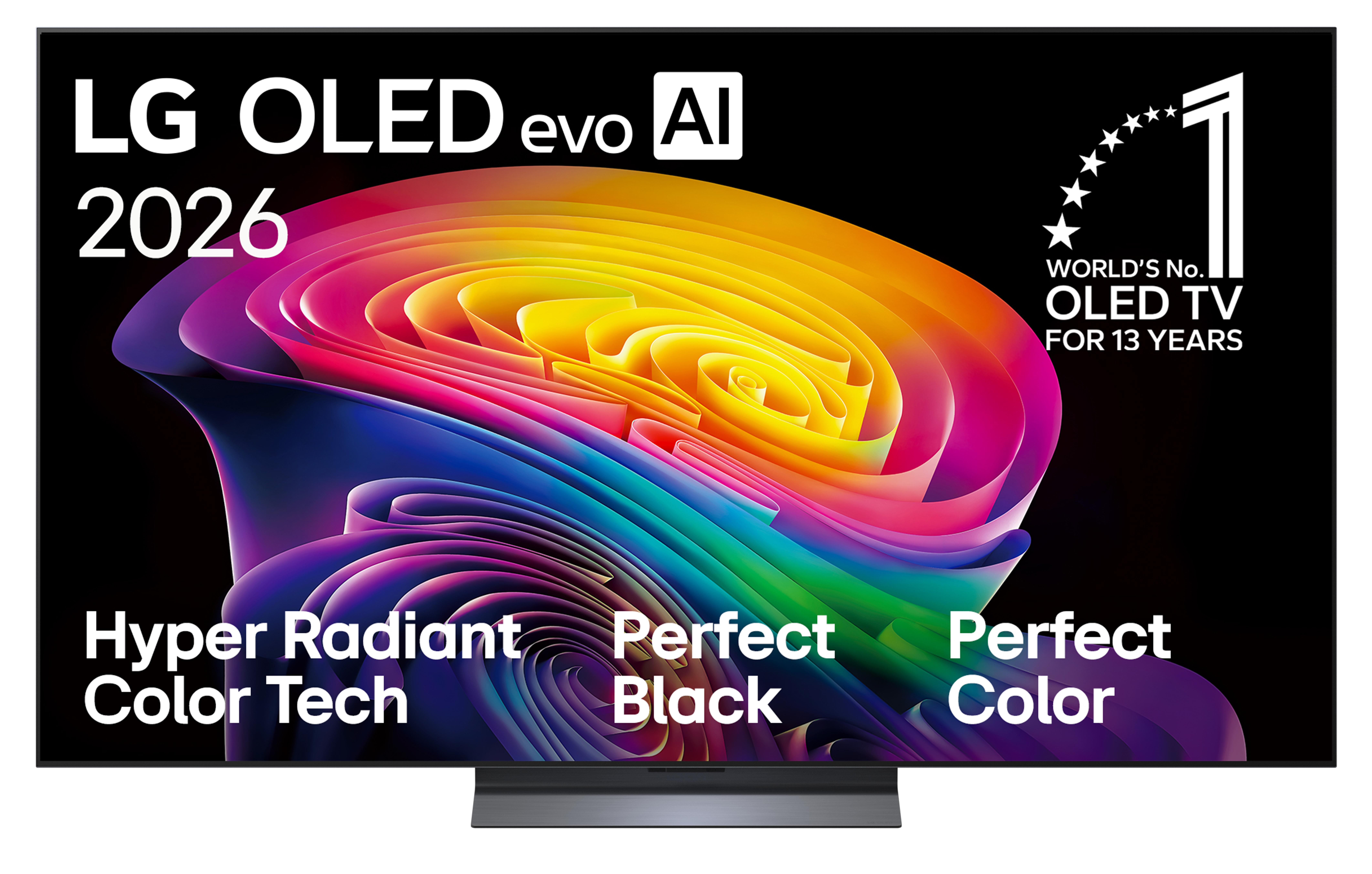 LG OLED77C68LA, 195,6 cm (77"), 3840 x 2160 Pixel, OLED, Smart-TV, WLAN, Schwarz