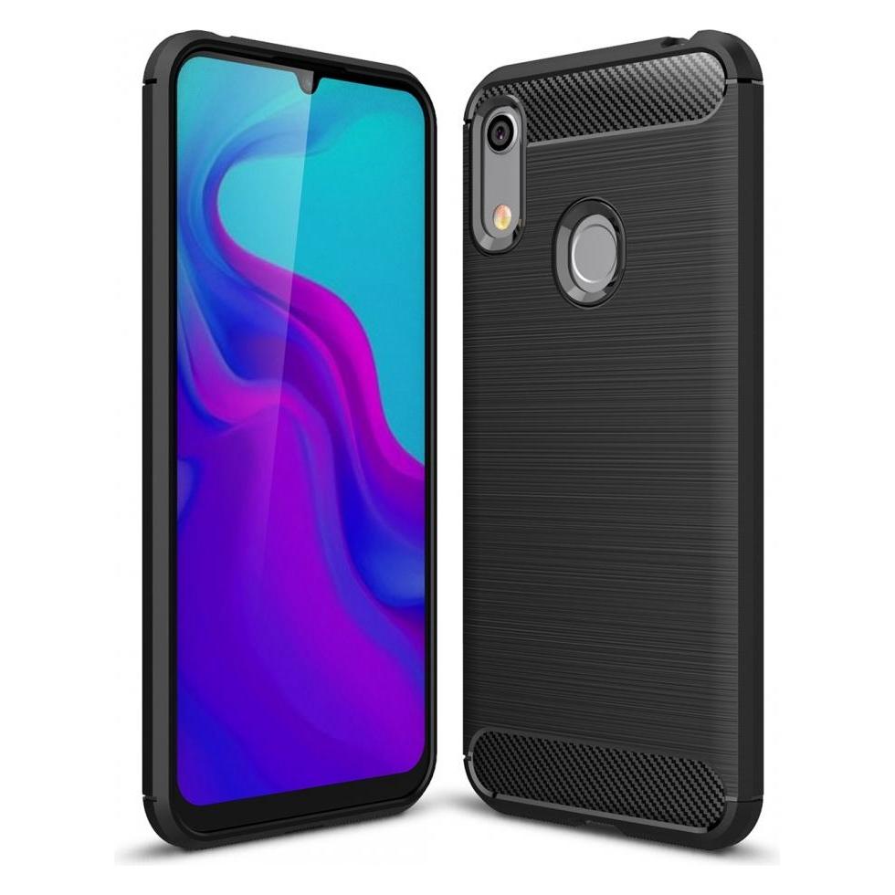 Screenguard Huawei Y6 2019 Hülle Carbon Brushed Soft TPU (Huawei Y6 (2019)) (00025142)