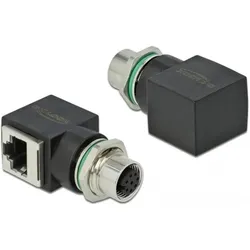 Delock Netzwerkadapter (RJ45), Netzwerk Adapter, Schwarz