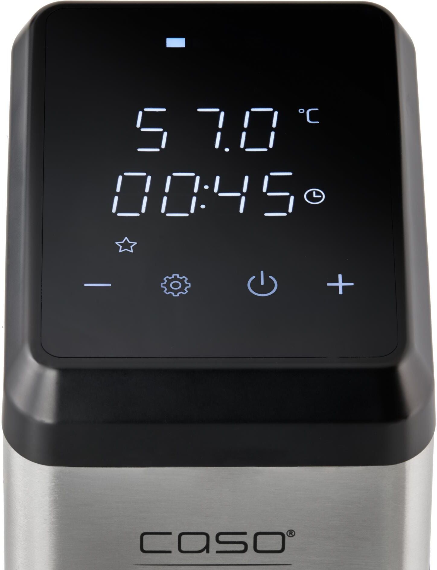 CASO Sous-Vide Garer "Stick SV 2000 Pro Smart", schwarz (edelstahl, schwarz), B:10cm H:37,5cm T:12,5cm, Sous-Vide-Garer, Sous-Vide Garer edelstahl, schwarz Einheitsgröße