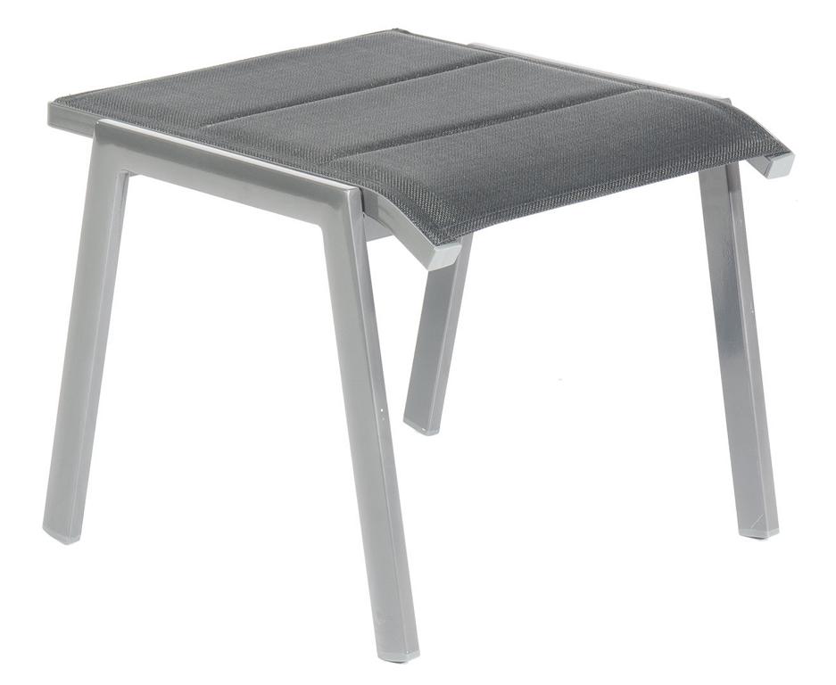 MUESING Hocker Sierra Alu-Gestell anthrazit Pols tertextilgewebe schwarz SonnenPartner 16906012