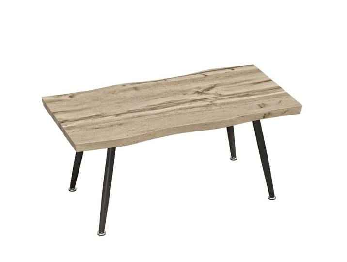 Table basse chêne avec plateau épais 100x50x45 cm