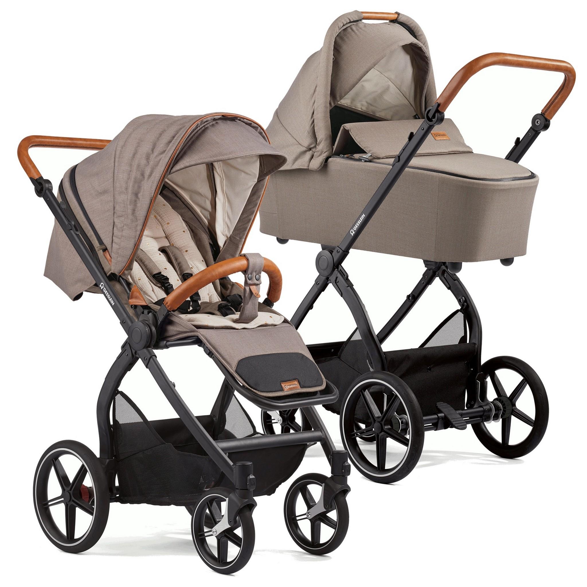 Gesslein FX4 Swing 2in1 Kinderwagen-Set inkl. Babywanne Panorama Lyx 553553