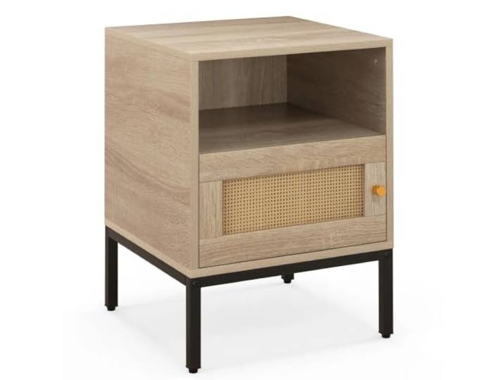 LXLAEOANG Home Rattan Nachttisch Akzenttisch