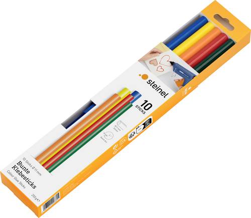 Steinel 006815 Heißklebesticks 11mm 250mm Verschiedenfarbig sortiert 250g 10St.