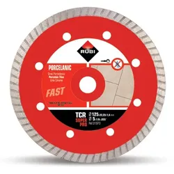 RUBI Diamantscheibe TCR 125 mm Superpro / Turbo für Feinsteinzeug (Art. 31973)