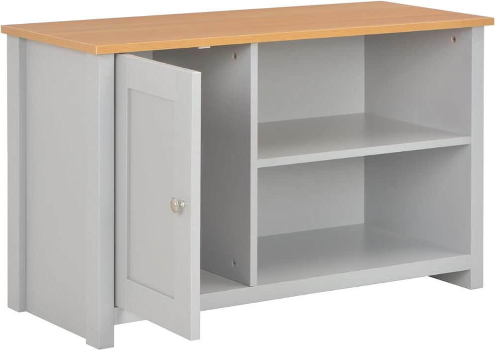 vidaXL Meuble TV Gris 95x39x58 cm
