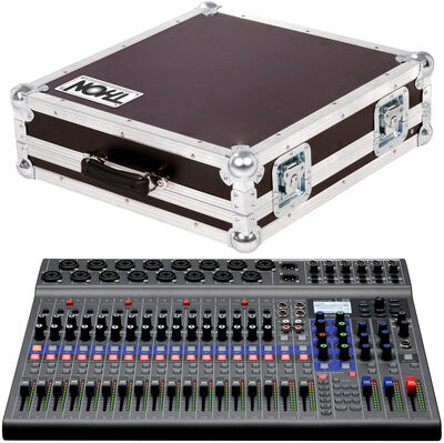 Zoom LiveTrak L-20 Mixercase Bundle Braun
