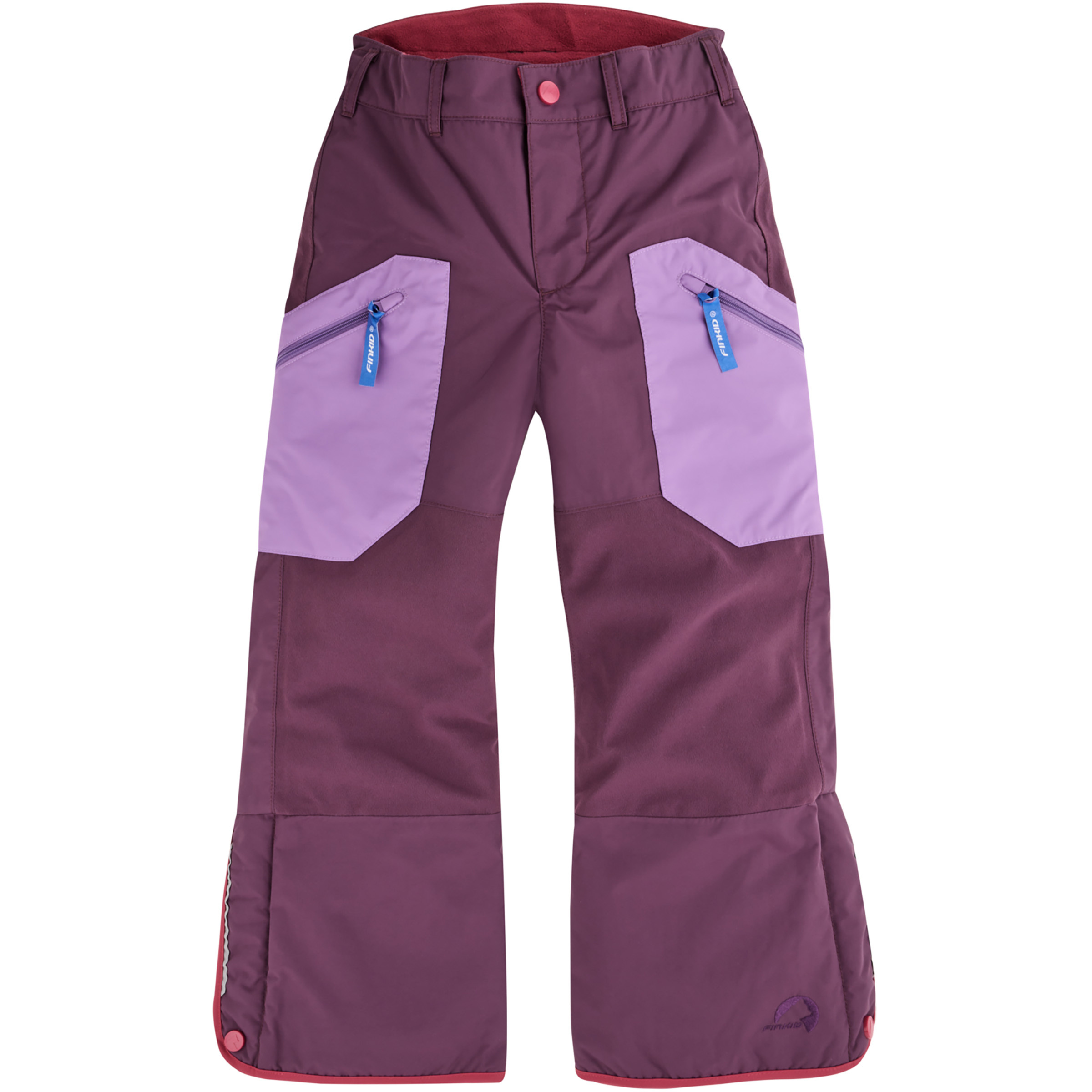 Finkid Tobi Snow Hose Kinder Isolationshose lila Größe 100 Skifahren | Rodeln | Schneeschuhwandern Winddicht Wasserabweisend