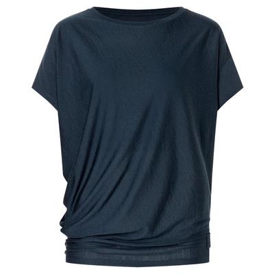 super.natural - Women's Yoga Loose Bio Jersey Tee - Merinoshirt Gr XS blau