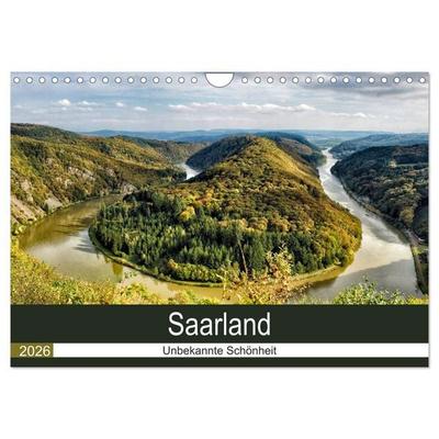 Saarland - unbekannte Schönheit (Wandkalender 2026 DIN A4 quer), CALVENDO Monatskalender