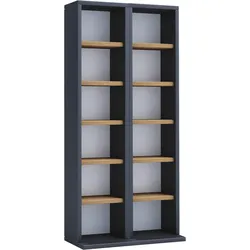 Regal Milano Anthrazit/Honigeiche