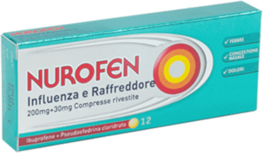 Farma 1000 Nurofen Influenza Raffreddore 12 Compresse F1000