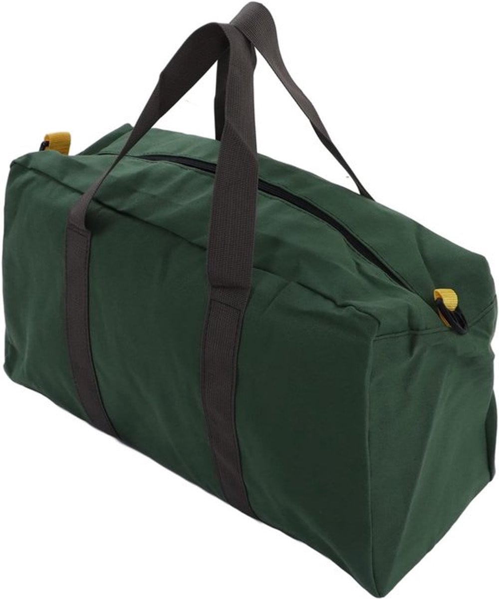 Waterdichte canvas gereedschapstas met hoge capaciteit, groen, 45,72 cm