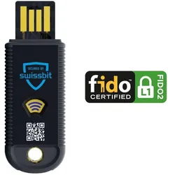 Swissbit ishield Key 1.1 FIDO2 USB-A, Notebook Security