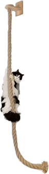 Uplift Curations Wall Mounted Cat Bridge And Climbing Ladder With Sisal Scratcher For Indoor Cats cat Climbing Rope