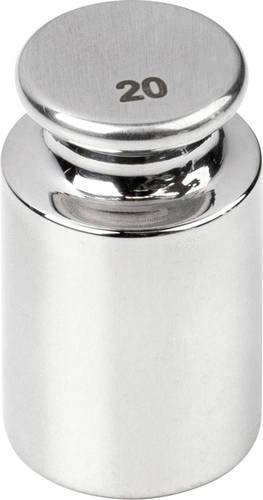 Kern 327-05 Einzelgewicht, OIML-Klasse F1, 20 g, Knopf, Edelstahl poliert