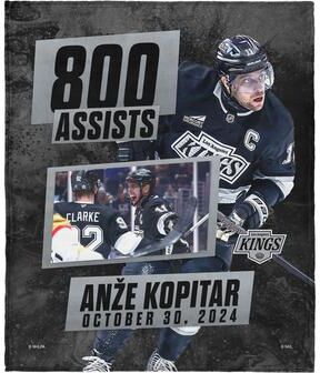 Northwest NHL Los Angeles Kings Milestone Silk Touch Throw Blanket