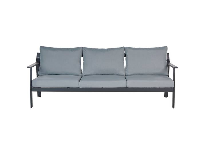 GARTENSOFA 3-Sitzer Grau Kiato