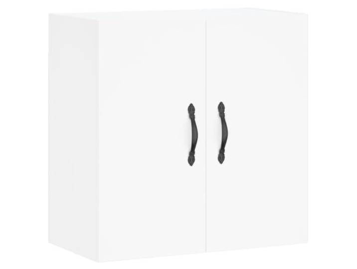 HKLGBVCR Wandschrank, weiß, 60 x 31 x 60 cm, Holz Praktischer Stauraum, Displayfunktion, Wandbefestigung, glatte Oberfläche, Stabilität