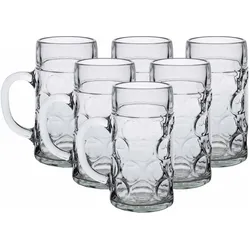 Bormioli Rocco, Biergläser, VAN WELL Bierkrug /-/ 1l 6er (1 l, 6x)