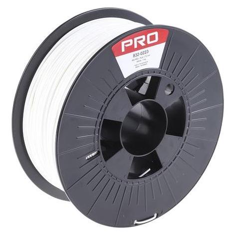 RS PRO RS White PLA 1.75mm Filament 1kg (PLA, 1000 g, 1.75 mm) (8320223)