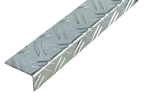 Alberts 468941 hoekprofiel met ribbelreliëf, aluminium, naturel