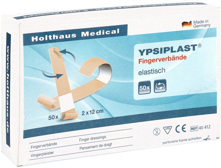 Fingerverband Ypsiplast 2x12 cm elastisch haut