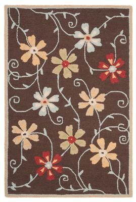 SAFAVIEH Handmade Blossom Aura Modern Floral Wool Rug