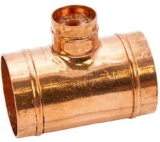Masterflow Copper Solder Ring Reduced Branch Tee - 54mm x 54mm x 28mm