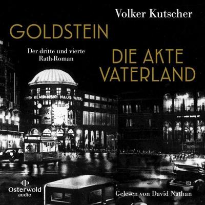 Goldstein / Die Akte Vaterland - Volker Kutscher, Audio, 9783869525860