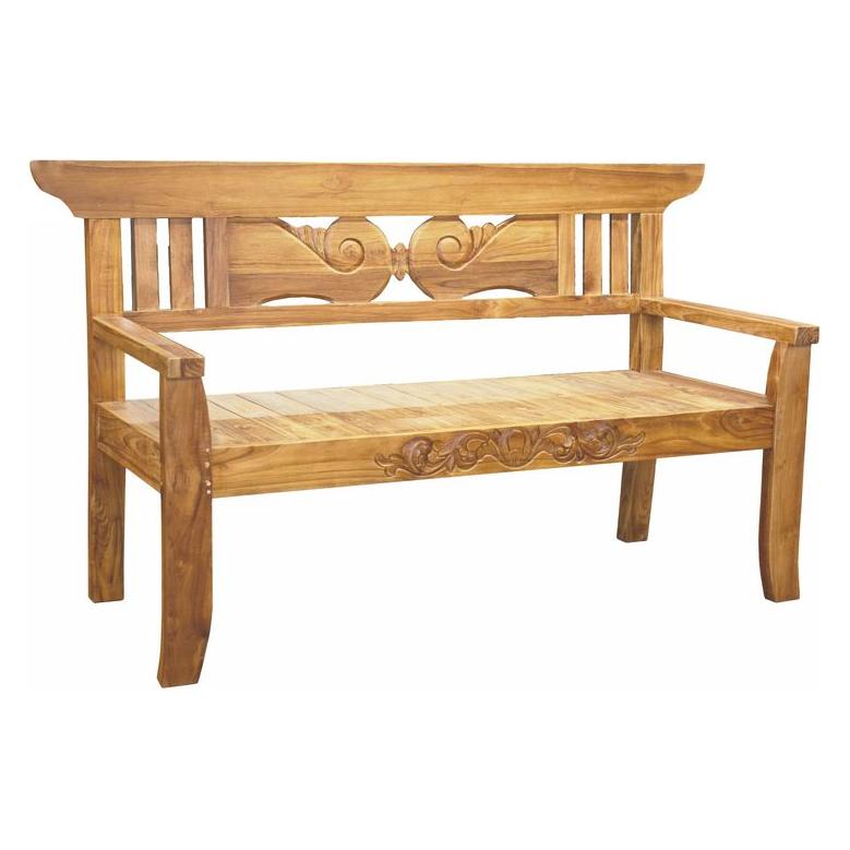 Garden Pleasure Gartenbank Padar 940230 natur Holz 150,0 cm (940230)