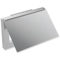 Hewi System 900 Q WC-Papierhalter 900Q21.00140 chrom, aus Edelstahl, mit Deckel 140x90x23mm