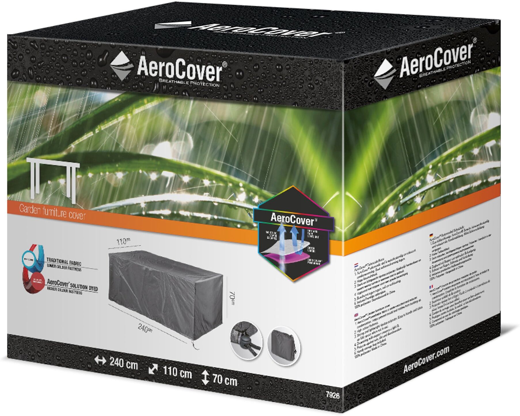 AeroCover - Table Cover 240x110x70cm high