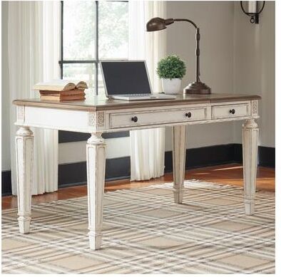 Signature Design by Ashley Realyn White Home Office Lift Top Desk