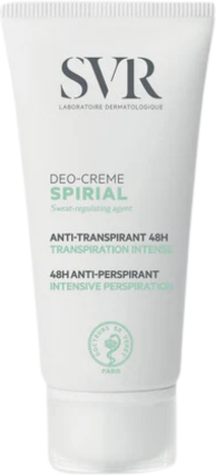 SVR Spirial Déo-Crème Antitranspirante 48h Pele Sensível 50ml