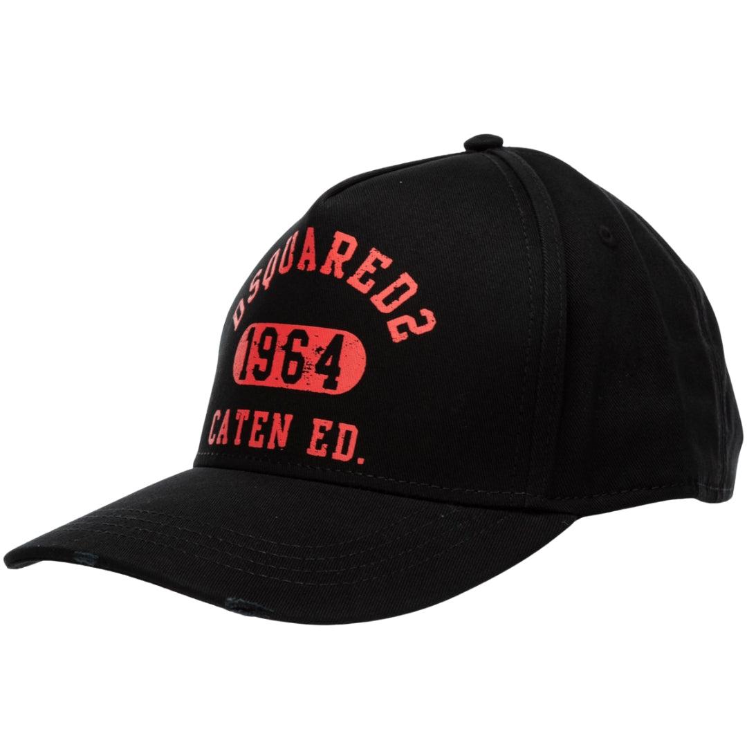 Dsquared2 1964 Logo Zwarte Hoed