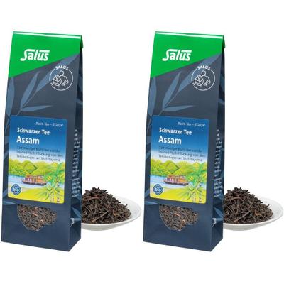 Assam schwarzer Tee Blatt-Tee Tgfop Bio Salus 2x 2x100 g